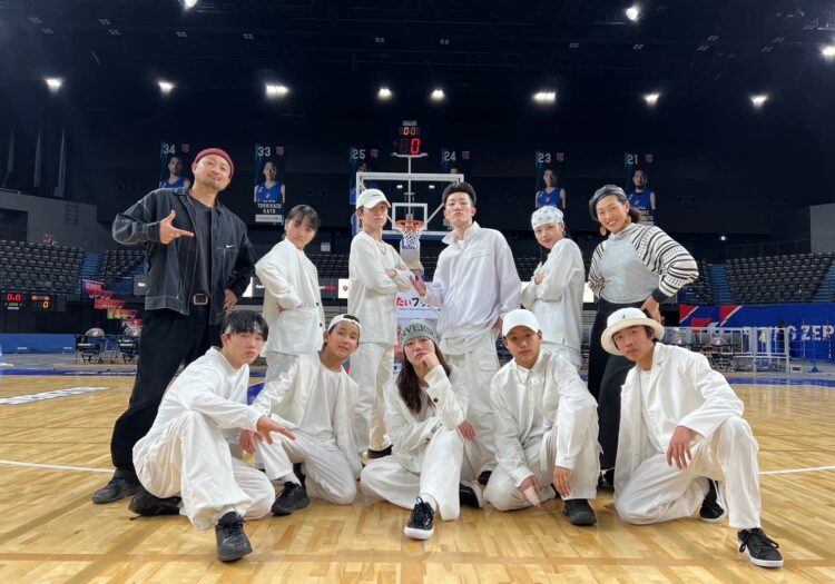 “ライジングゼファー福岡　ハーフタイムショー出演”
